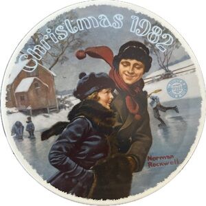 Christmas Courtship Collector Plate | Limited Edition | 1992